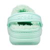 Crocs (GS) Classic Baya Lined Clogs “Mint” 205977-3TI