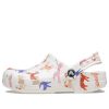 Crocs (GS) Classic Character Print Clog K “White Red Blue” 209695-9CD