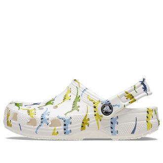 Crocs (GS) Classic Character Print Clogs “White” 209697-9DH