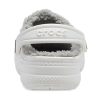 Crocs (GS) Classic Clog Stay Warm Lightweight White Gray Sandals “White Light Gray” 205977-11H