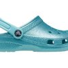 Crocs (GS) Classic Glitter Clog “Blue Teal” 206993-4SS