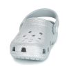 Crocs (GS) Classic Glitter Clogs “Silver” 205441-040