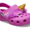 Crocs (GS) Classic I AM Unicorn Clog “Fuchsia Gold” 209081-6UB