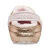 Crocs (GS) Classic Lined Glitter Clogs “Gold Pink” 207462-2UB