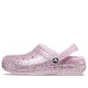 Crocs (GS) Classic Lined Glitter Clogs “Pink” 207462-6S0
