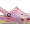 Crocs (GS) Classic Marbled Clogs “Pink Yellow” 207002-6SO
