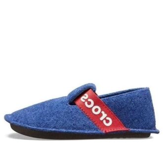 Crocs (GS) Classic Slippers “Blue Red” 205349-4O5