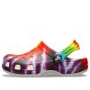 Crocs (GS) Classic Tie Dye Graphic Clogs “Purple Red” 205451-90H