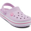 Crocs (GS) Crocband Clogs “Pink White” 207005-6GD