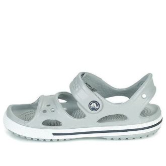 Crocs (GS) Crocband II Sandals “Light Grey” 14854-01U