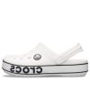 Crocs (GS) Crocband Logo Clogs “White Black” 206022-103