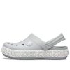 Crocs (GS) Crocband Logo Mania Clogs “Grey Silver” 205992-00J