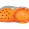 Crocs (GS) Crocband Rainbow Band Clogs “Orange Blue” 205205-80O