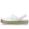 Crocs (GS) Crocband Rainbow Shoes “White Multi” 206751-100