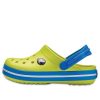 Crocs (GS) Crocband Round Toe Clogs “Yellow Blue” 204537-73E