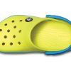 Crocs (GS) Crocband Round Toe Clogs “Yellow Blue” 204537-73E