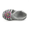 Crocs (GS) Isabella Glitter Flat Sandals “Grey Silver” 205038-040