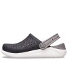 Crocs (GS) LiteRide Clogs “Black Grey White” 205964-066
