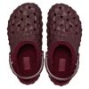 Crocs Lined Geometric Clogs “Dark Cherry” 210069-6WD
