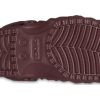 Crocs Lined Geometric Clogs “Dark Cherry” 210069-6WD