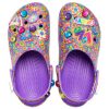 Crocs Lisa Frank x Classic Clog “Neon Purple Multi Hearts” 207736-573 Crocs Lisa Frank x Classic Clog “Neon Purple Multi Hearts” 207736-573