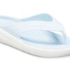 Crocs LiteRide Beach Cozy Stylish Unisex Light Blue Slippers 205182-4KA