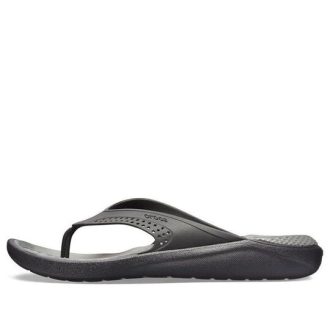 Crocs LiteRide Minimalistic Beach Flip-Flops Dark Grey 205182-0DD