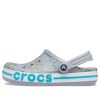 Crocs Printing Beach Unisex Gray Blue Sandals “Grey Blue” 206232-0ES