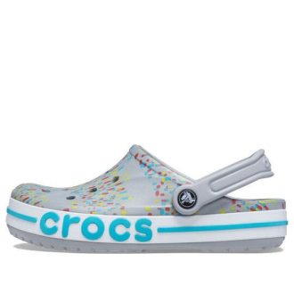Crocs Printing Beach Unisex Gray Blue Sandals “Grey Blue” 206232-0ES