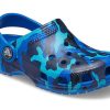 Crocs (PS) Camouflage Printing Beach Blue Sandals 205813-4JL
