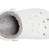 Crocs (PS) Classic Baya Lined Clog “White Grey” 207500-11H