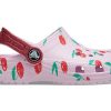 Crocs (PS) Classic clog Fruit Printing Stylish Sports Pink Sandals 207150-6GD