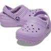 Crocs (PS) Classic Lined Clog “Purple Violet” 207010-5PR