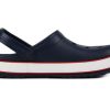 Crocs (PS) Corcband Bold Logo Minimalistic Casual Blue Red Sandals “Blue Red” 206022-4CC