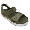 Crocs (PS) Flat Casual Army Green Sandals 14854-309 Crocs (PS) Flat Casual Army Green Sandals 14854-309