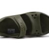 Crocs (PS) Flat Casual Army Green Sandals 14854-309 Crocs (PS) Flat Casual Army Green Sandals 14854-309
