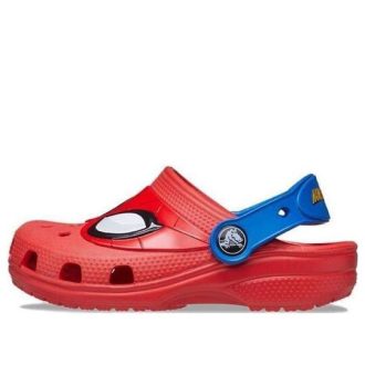 Crocs (PS) Fun Lab Classic Marvel Spider Man Clogs “Red Blue” 207460-03