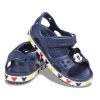 Crocs (PS) Funny Mickey Velcro Outdoor Open Toe Flat Heel Sports Deep Blue Sandals 206171-410 Crocs (PS) Funny Mickey Velcro Outdoor Open Toe Flat Heel Sports Deep Blue Sandals 206171-410