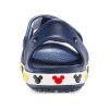 Crocs (PS) Funny Mickey Velcro Outdoor Open Toe Flat Heel Sports Deep Blue Sandals 206171-410 Crocs (PS) Funny Mickey Velcro Outdoor Open Toe Flat Heel Sports Deep Blue Sandals 206171-410