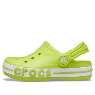 Crocs (PS) Outdoor Flat Heel Beach Sports Green Sandals 205100-3TX Crocs (PS) Outdoor Flat Heel Beach Sports Green Sandals 205100-3TX