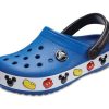Crocs (PS) Small Crocs Mickey Cozy Non-Slip Sports Blue Sandals 204992-4GX