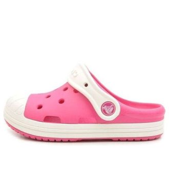 Crocs (PS) Small Crocs Outdoor Flat Heel Sports Pink Sandals 202282-6MI Crocs (PS) Small Crocs Outdoor Flat Heel Sports Pink Sandals 202282-6MI