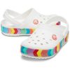 Crocs Rainbow Outdoor Beach Sports Big Boys White Sandals 207007-100