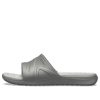 Crocs Reviva Cozy Non-Slip Flat Sports Slippers Unisex Gray 205546-0DV