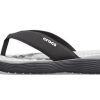 Crocs Reviva Flip-Flops White Black 205715-060