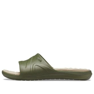 Crocs Reviva Slides “Olive Green” 205546-3TQ