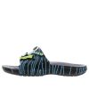 Crocs Ron English x Classic Bootlegger Slides “Black Blue” 207526-001