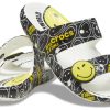 Crocs SmileyWorld x Classic Sandal “Black White” 207207-94S