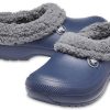 Crocs Stay Warm Cozy Wear-Resistant Sports Unisex Blue Sandals 204563-4HE