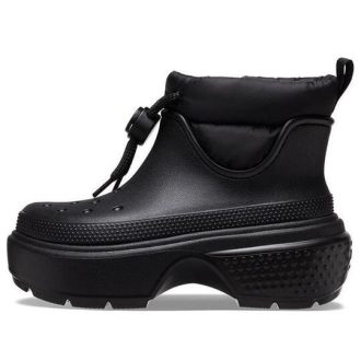 Crocs Stomp Puff Boot “Black” 209324-001